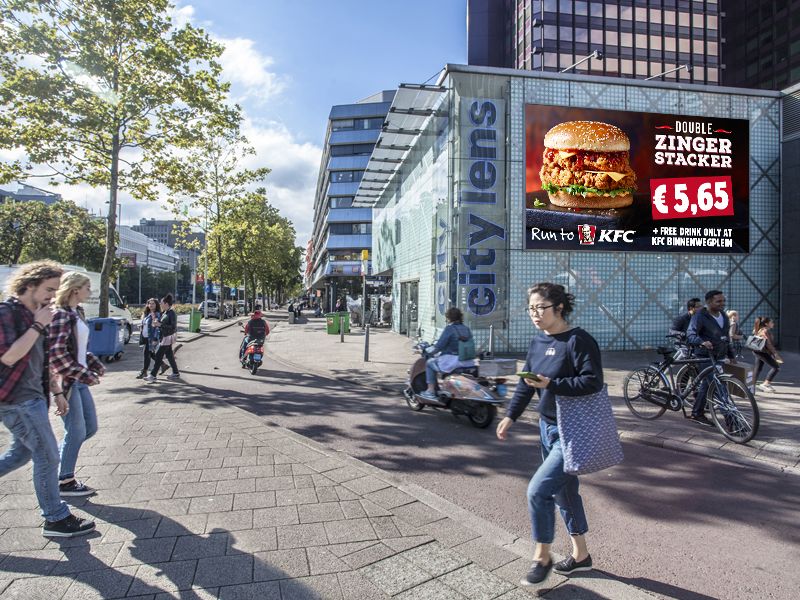 KFC Marathon advertentie